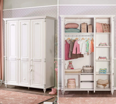 Študentská skriňa L ROMANTIC