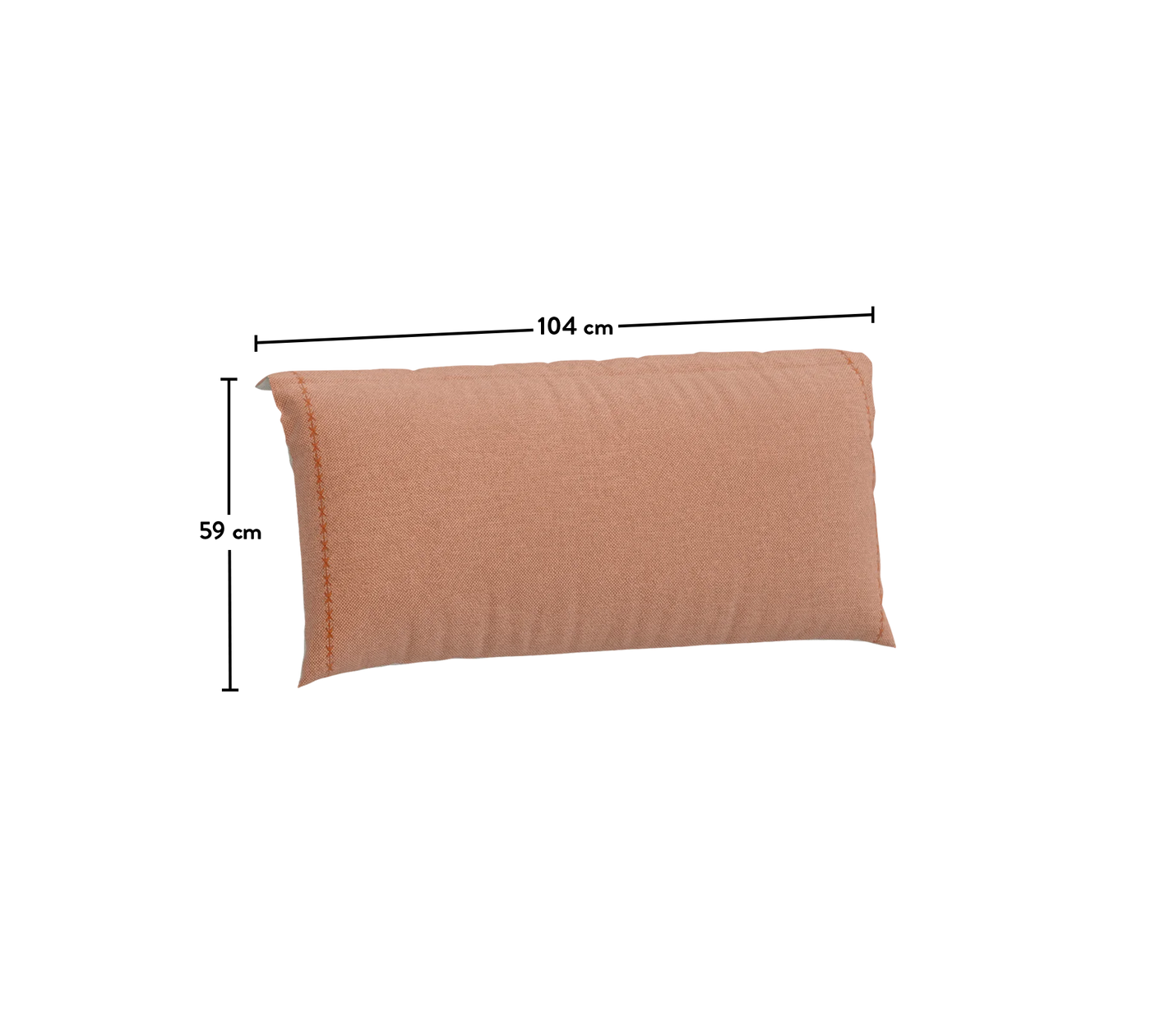 Obojstranný vankúš na čelo postele (100 cm)