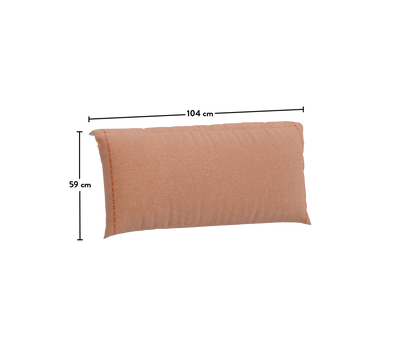 Obojstranný vankúš na čelo postele (100 cm)