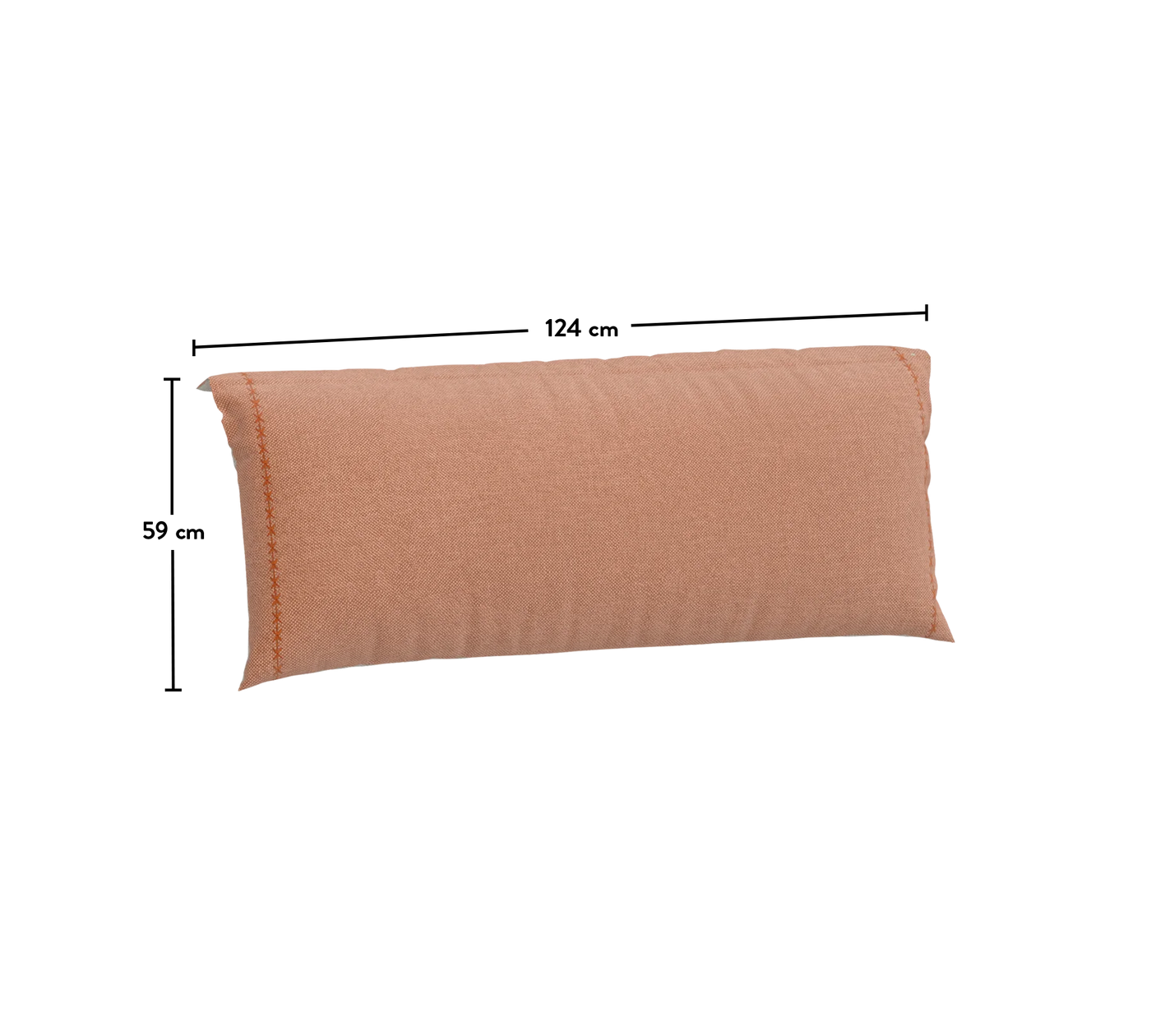 Obojstranný vankúš na čelo postele (100 cm)