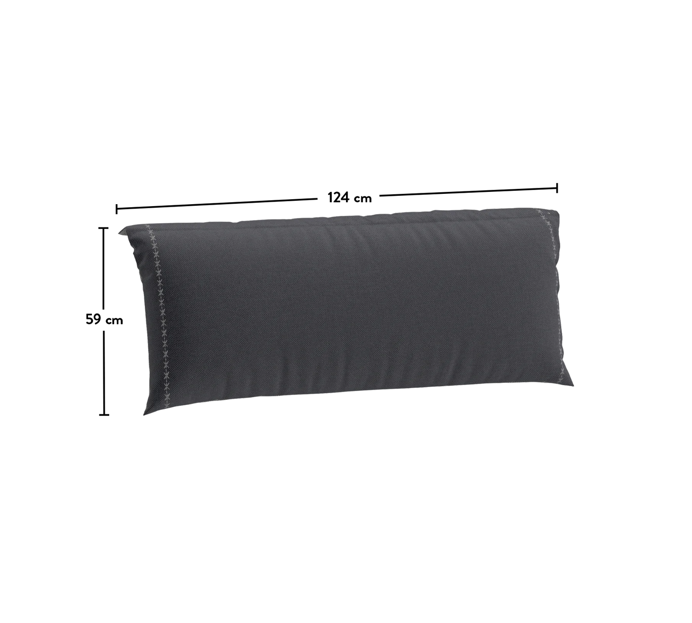 Obojstranný vankúš na čelo postele (100 cm)