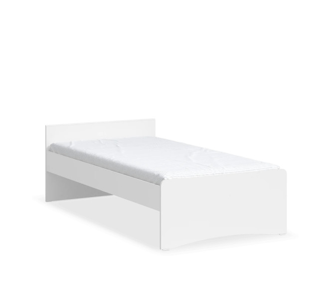 detail Študentská posteľ XL WHITE bez čela (120x200 cm)